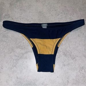 Navy Blue/Yellow Swim Bottoms